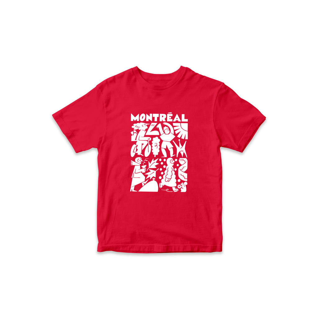 “TEMPO” T-SHIRT (Red) – by Mathilde Filippi