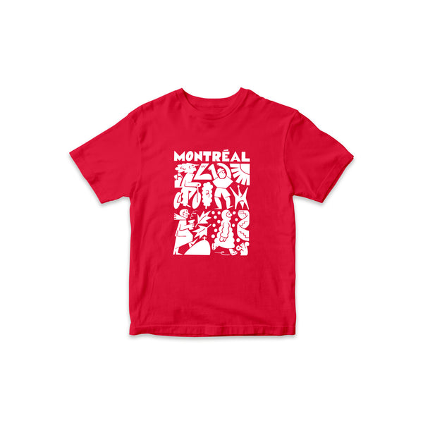 “TEMPO” T-SHIRT (Red) – by Mathilde Filippi
