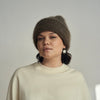 CLOUD MOHAIR BEANIE – Taupe — by Heirloom Hats