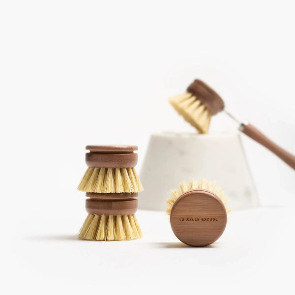 TÊTE DE REMPLACEMENT BROSSE À VAISSELLE EN BOIS — par La Belle Excuse