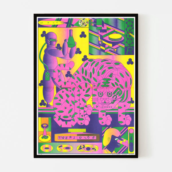 TIGER JUICE, 29,7 x 42 cm (A3) – par Shiwen Sven Wang