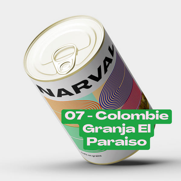 WHOLE BEAN COFFEE - Fancy Lab (Single-origin coffee, 07 - Colombie Granja El Paraiso) — by NARVAL Café Lab