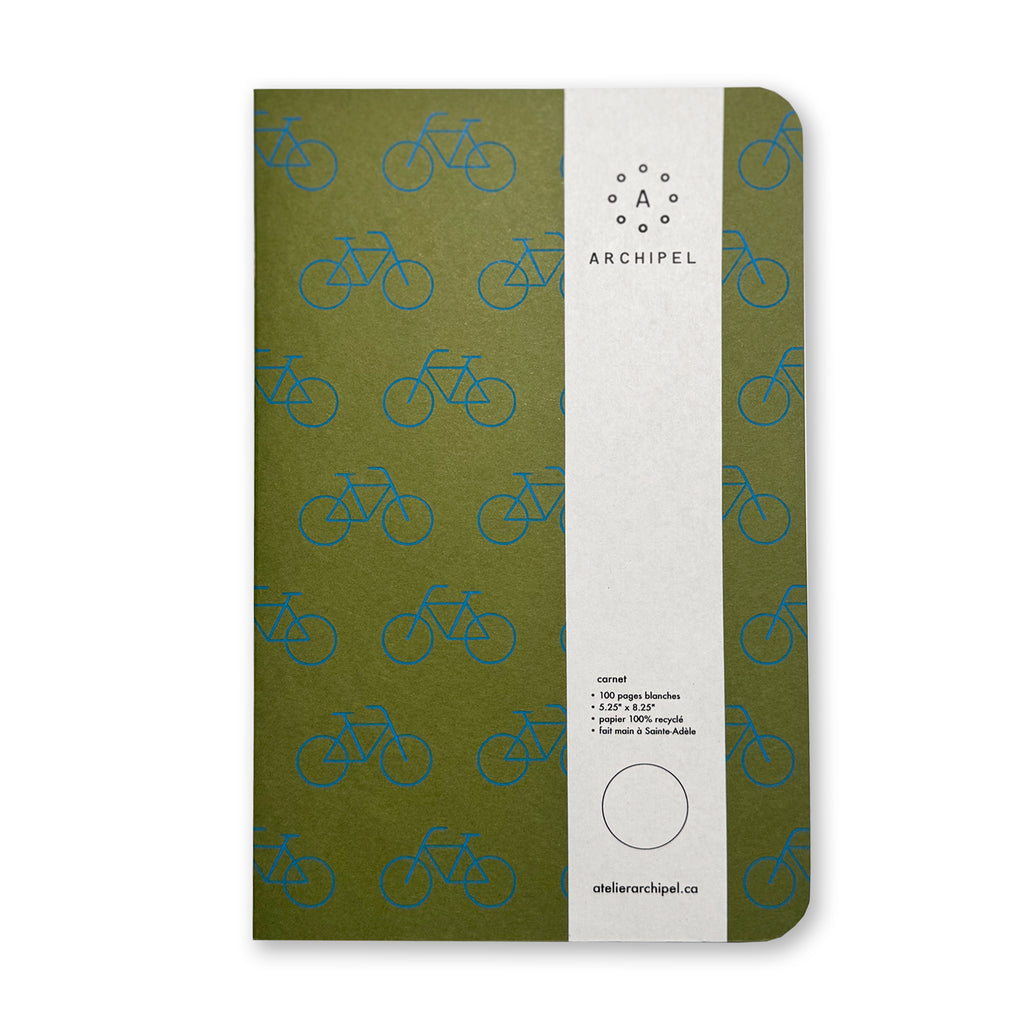 BIKES NOTEBOOK (multiple colors)  — by Archipel
