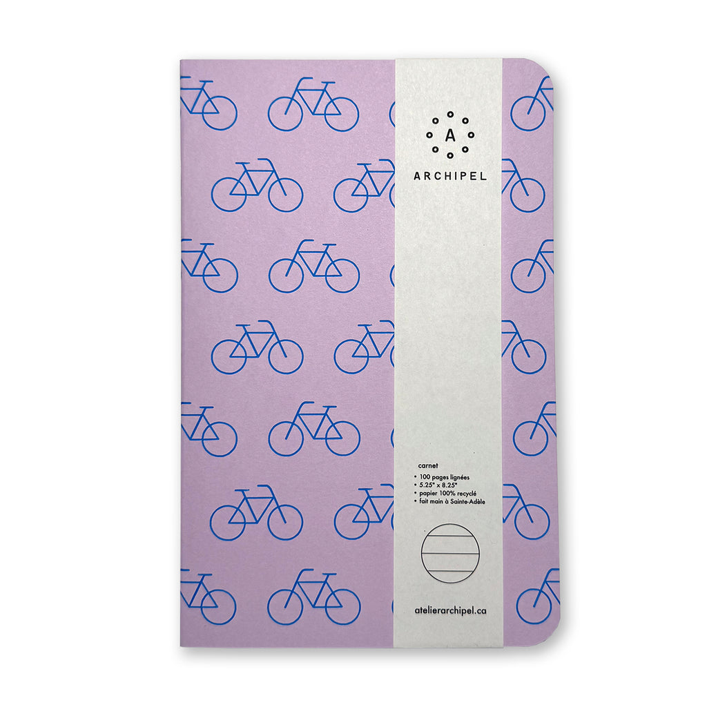 BIKES NOTEBOOK (multiple colors)  — by Archipel