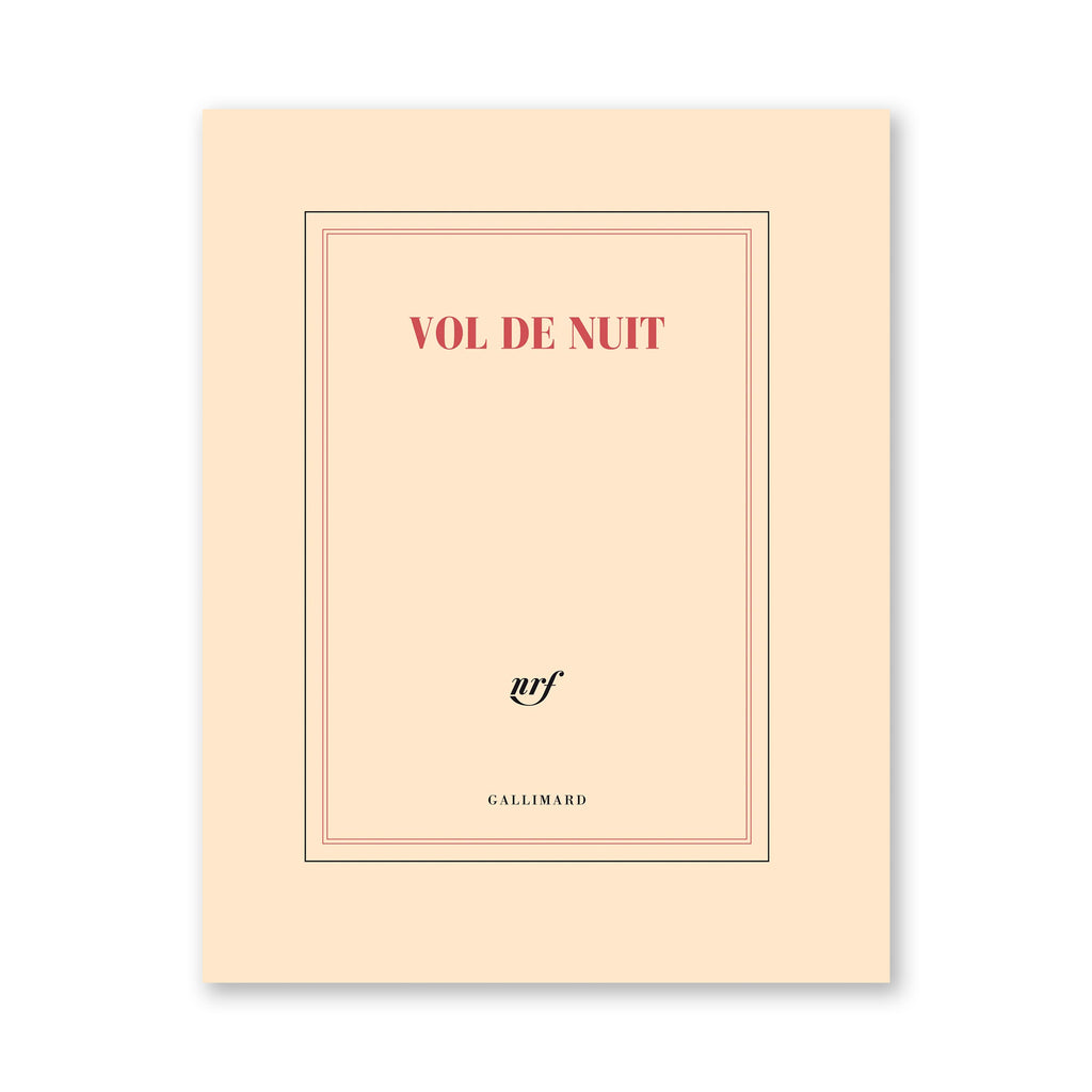 "VOL DE NUIT" NOTEBOOK — by Gallimard