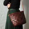 VENTURE CROSS-BODY BAG - Chestnut — by Uppdoo