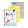 AGENDA MENSUEL VERTICAL 2027 ET CARNET - 12 MOIS, FORMAT B6 (plusieurs couleurs) — par MARK’S