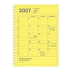 AGENDA MENSUEL VERTICAL 2027 ET CARNET - 12 MOIS, FORMAT B6 (plusieurs couleurs) — par MARK’S