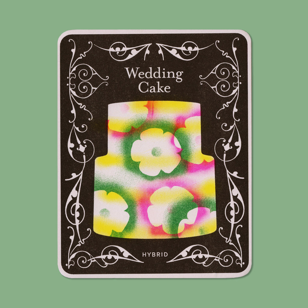 WEDDING CAKE, 5” X 6.5”  — par Aless MC