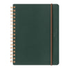 GREEN WM RING NOTEBOOK GRAIN B6 — by Midori