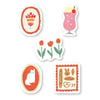 WASHI FLAKE STICKERS – Red — by Furukawashiko
