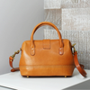 WONDER 'XL' VINTAGE TOP-HANDLE  SATCHEL - Tan — by Uppdoo