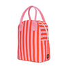ZIPPER LUNCH (Red and Pink Stripes) — by FLUF