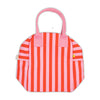 ZIPPER LUNCH (Red and Pink Stripes) — by FLUF