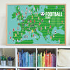DISCOVERY STICKERS POSTER “EUROPEAN FOOTBALL CLUBS” — by Poppik