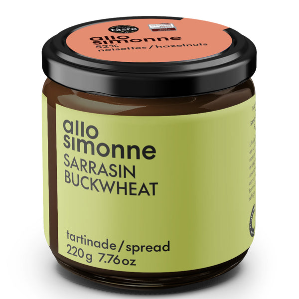 TARTINADE DE SARRASIN, CHOCOLAT NOIR ET NOISETTES — par Allo Simone