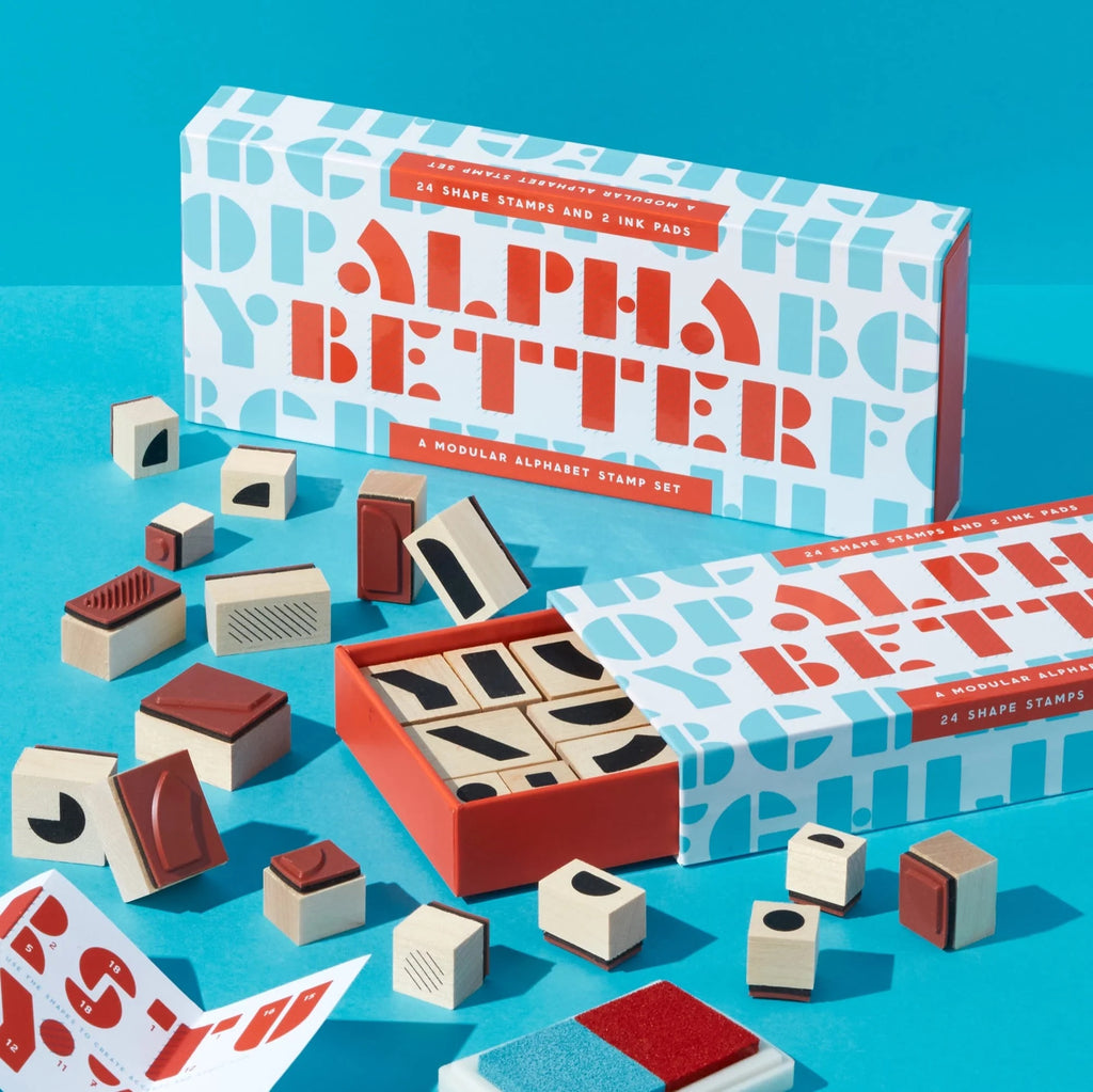 ALPHA BETTER STAMP SET — by Brass Monkey Goods Paperole