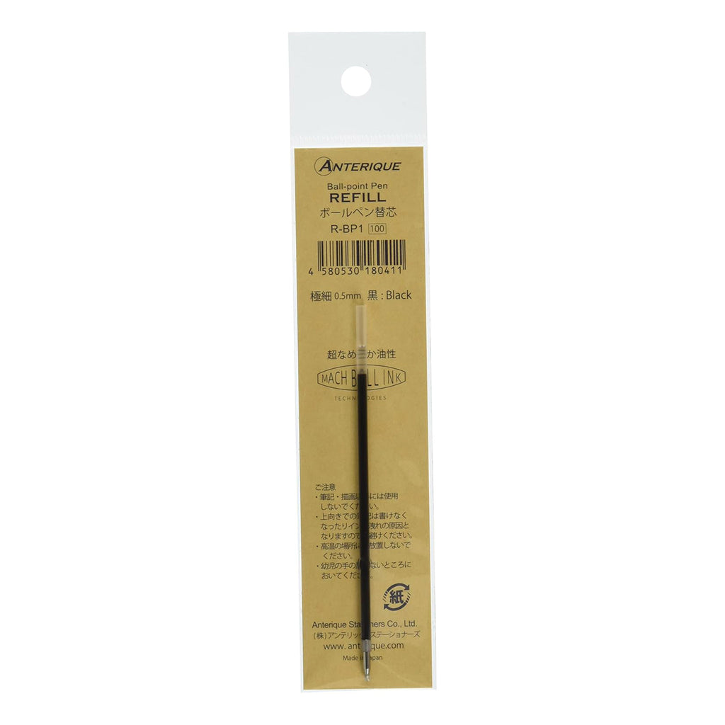 RECHARGE POUR STYLO À BILLE, 0,5mm, noir — par Anterique