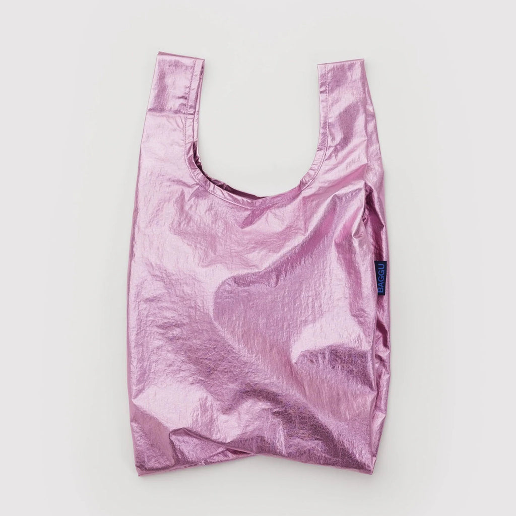 REUSABLE BAG "BLUSH METALLIC" (multiple sizes) — by Baggu