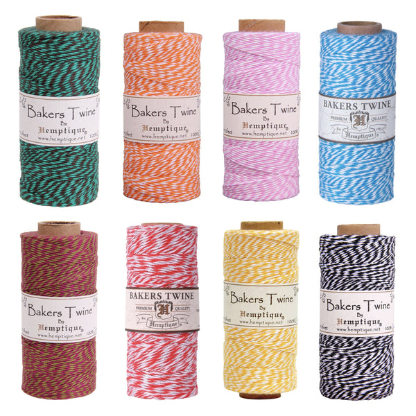 BAKERS’S TWINE, 2 PLYS, 1 MM (MULTIPLE COLORS)