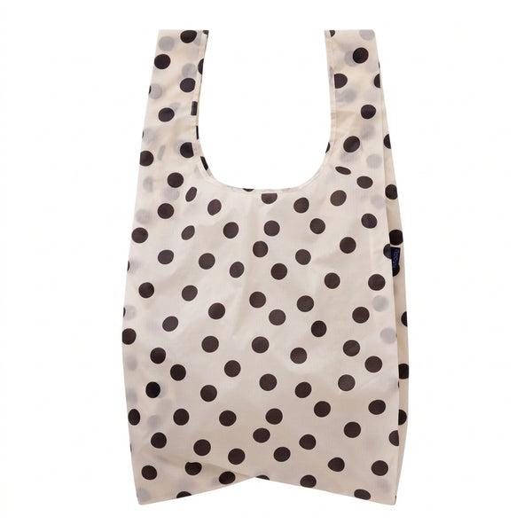 GRAND SAC RÉUTILISABLE « CREAM & BLACK POLKA DOT » — par Baggu