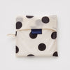 BIG REUSABLE BAG “CREAM & BLACK POLKA DOT” — by Baggu