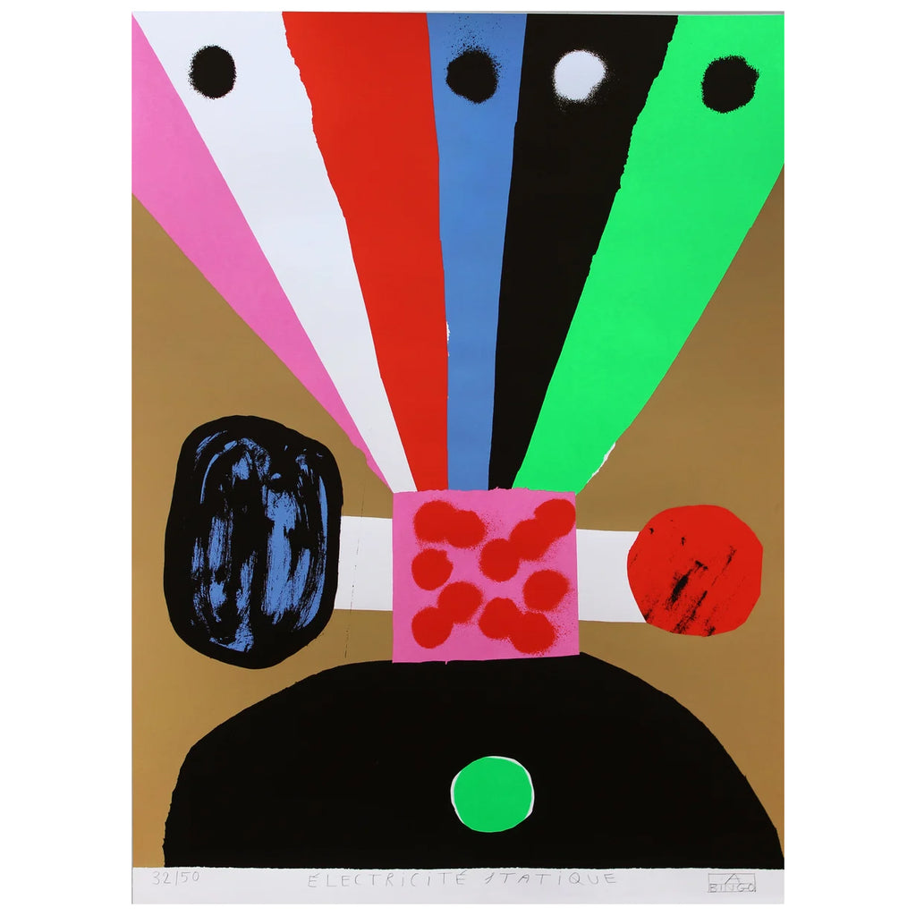 ÉLECTRICITÉ STATIQUE, 50 x 70 cm – by Atelier Bingo