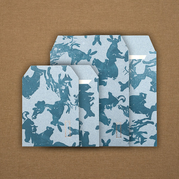 BLUE ENVELOPE (multiple sizes and patterns) — by Atelier Ecluse
