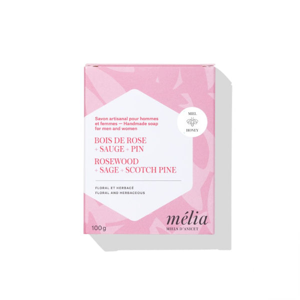 SOAP ROSEWOOD + SAGE + SCOTCH PINE — by Mélia