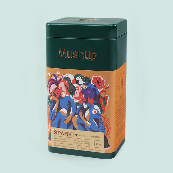 SPARK, Café aux champignons adaptogènes - Reishi + Crinière de lion (Plusieurs formats) — par MushUp
