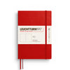 CARNET DE NOTE MOYEN (A5) COUVERTURE SOUPLE, CERISE (Plusieurs styles) — par Leuchtturm1917