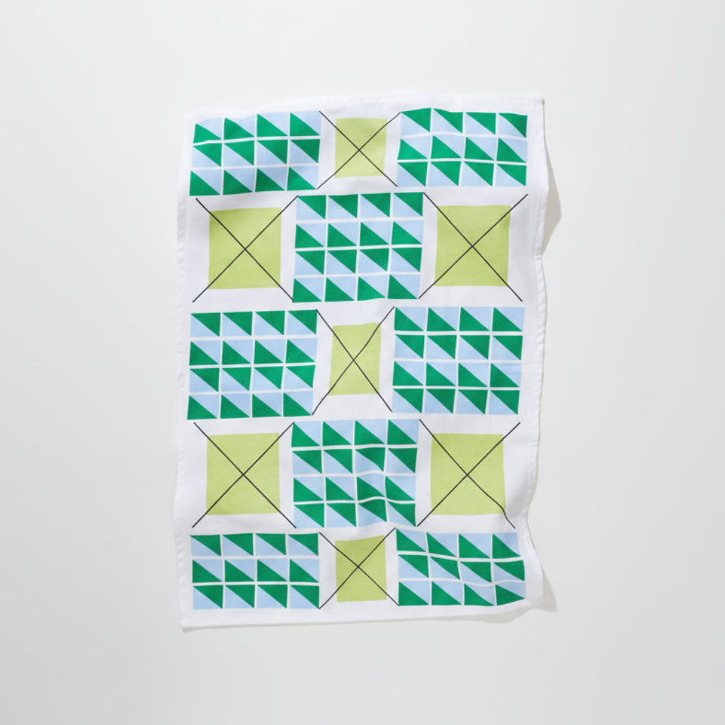 CIRCUIT TEA TOWEL — by Mezzaluna Studio