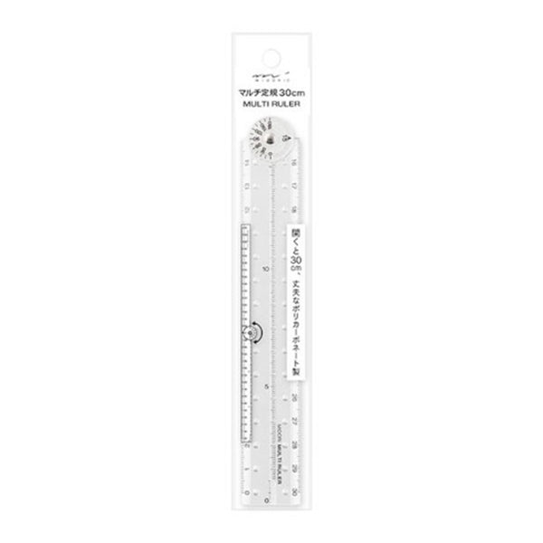 MULTI RULER 30CM CLEAR — by Midori
