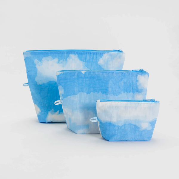GO POUCH SET CLOUDS — by Baggu