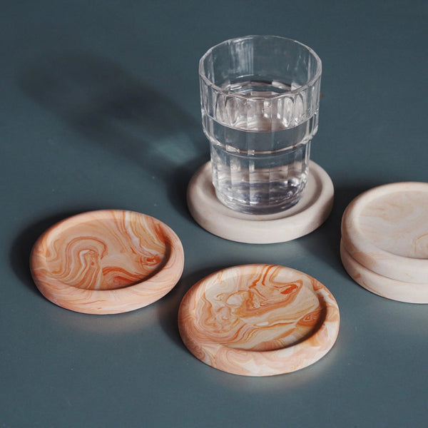 Sous-verre — Jesmonite (Couleurs variées) — par Bibelot Studio