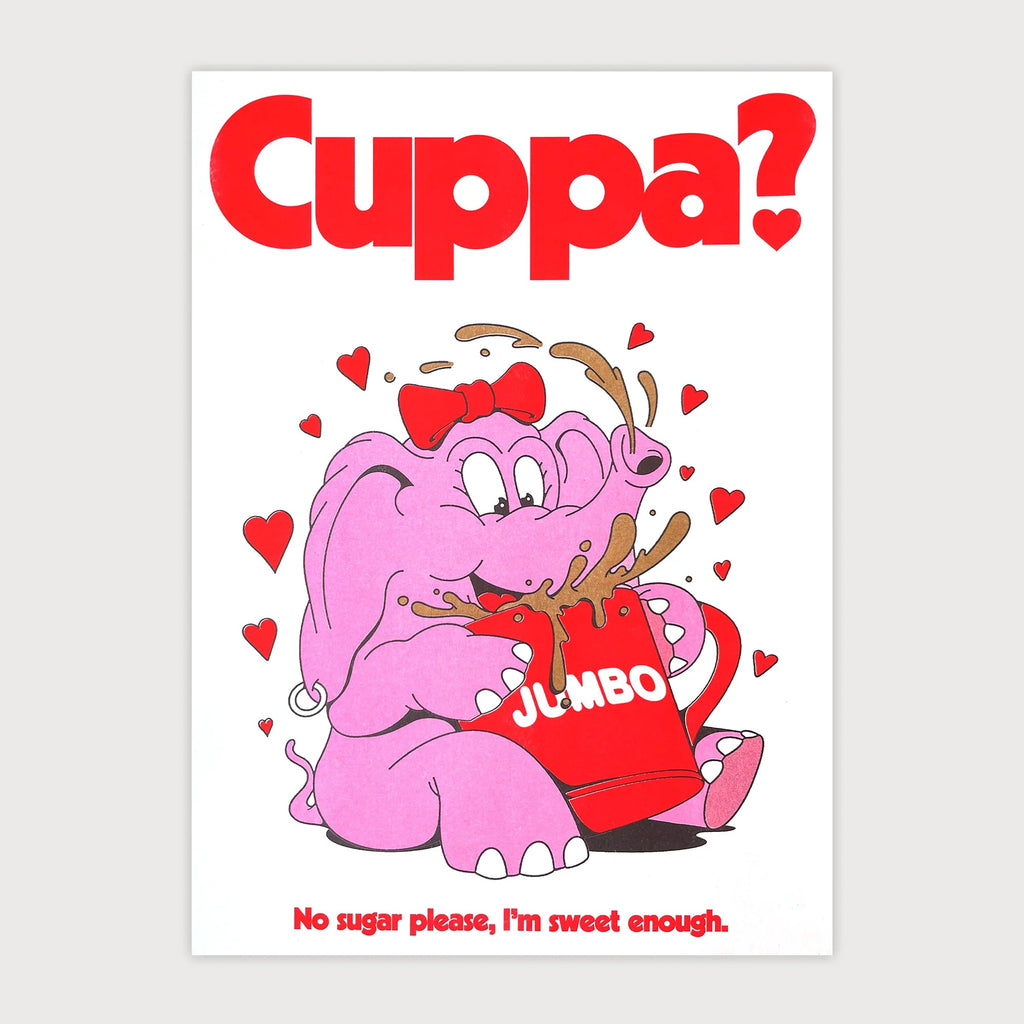 CUPPA?, 29,7 x 42 cm (A3) – by Pointless Illustration James
