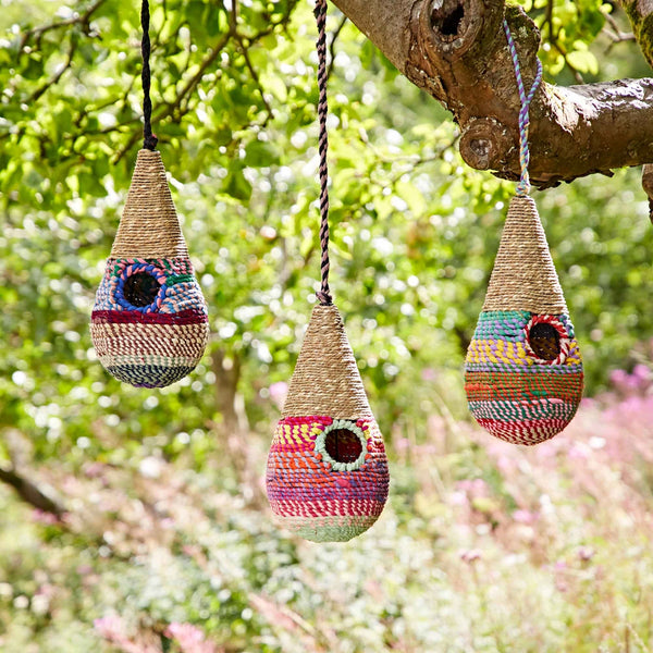 TEARDROP RECYCLED COTTON BIRDHOUSE — by Paper High