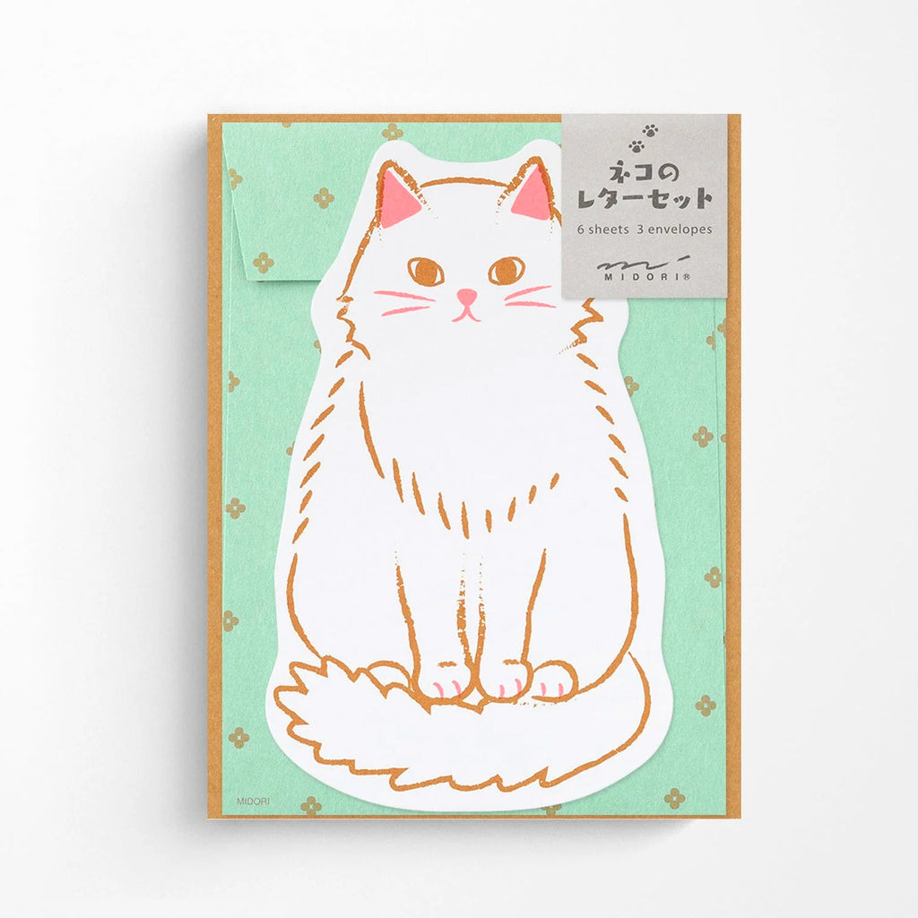 LETTER SET DIE-CUT CAT — by Midori