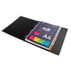 6 INDEX POUR CLASSEUR A4 - Couleurs assorties — par Exacompta