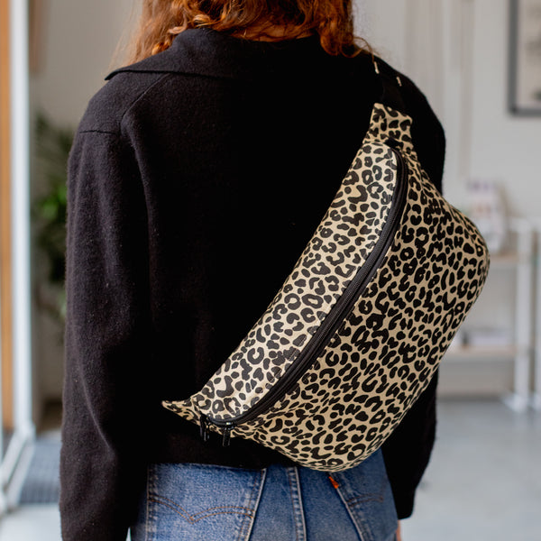 LEOPARD FANNY PACK (Multiple sizes) — by La fée raille