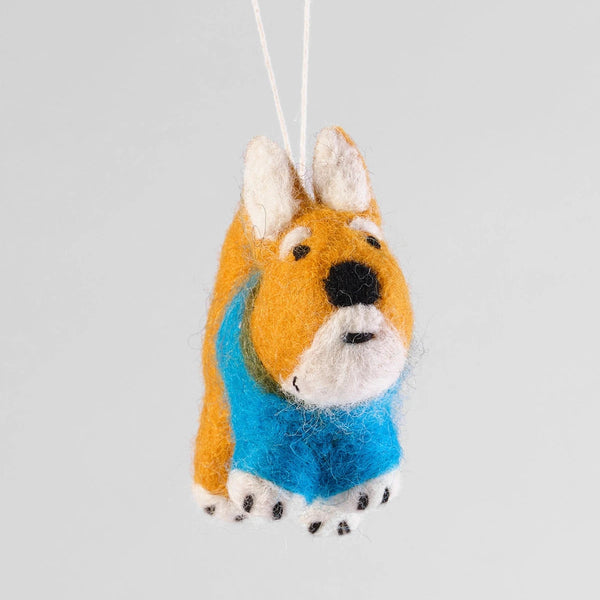 "SHISHI" HANGING FELT ORNAMENT — by Cari Vander Yacht