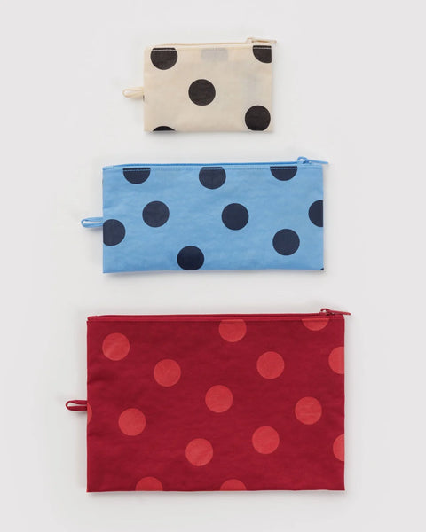 ENSEMBLE DE 3 POCHETTES « POLKA DOT MIX » — par Baggu