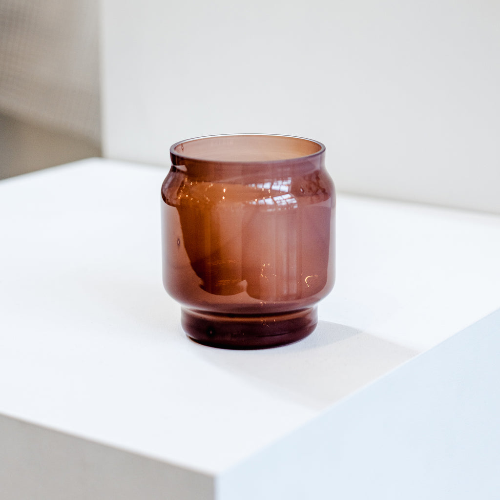 HAND-BLOWN GLASS - OPAL BROWN — by Fusion f.