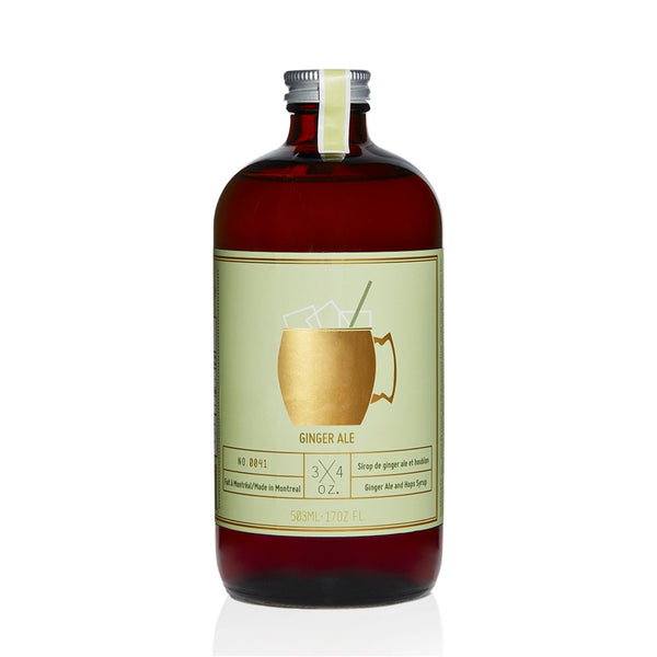 Sirop GINGER ALE — par 3/4oz. Tonic
