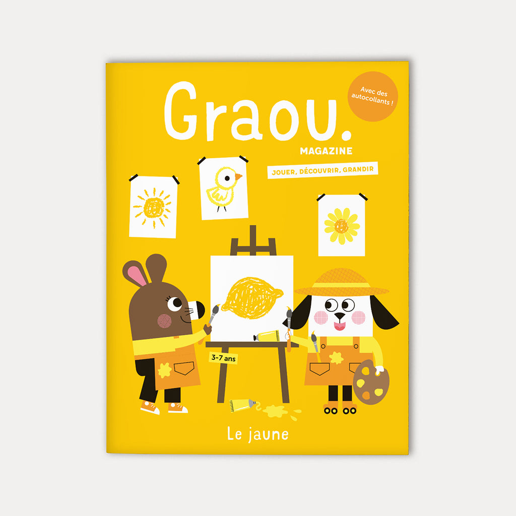 MAGAZINE GRAOU N°53 (3-7 years old) – Le jaune