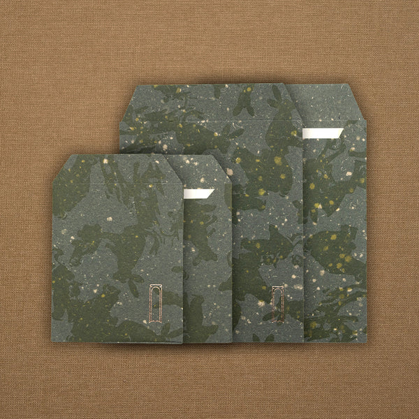 GREEN ENVELOPE (multiple sizes and patterns) — by Atelier Ecluse