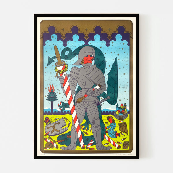 HEILIGER GEORG, 42 x 59,4 cm (A2) – par Shiwen Sven Wang