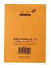 NOTEPAD N°13 ORANGE GRID — by Rhodia