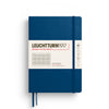 MEDIUM (A5) NOTEBOOK HARDCOVER, INDIGO (Multiple Styles) — by Leuchtturm1917