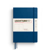 MEDIUM (A5) NOTEBOOK HARDCOVER, INDIGO (Multiple Styles) — by Leuchtturm1917